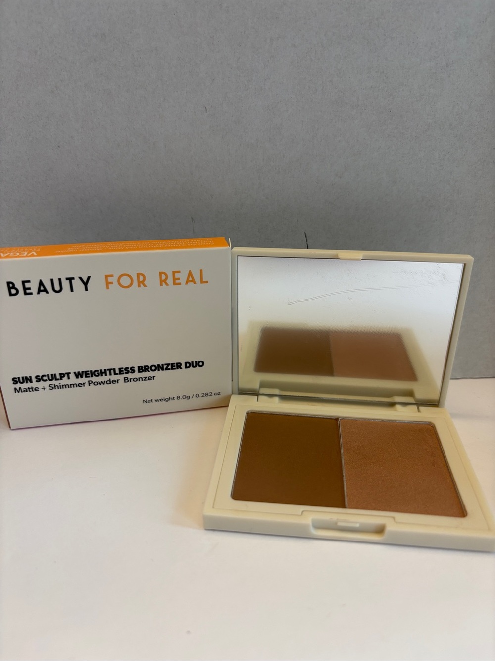 Beauty For Real Sun Sculpt Weightless Bronzer Duo - Good Day Sunshine
